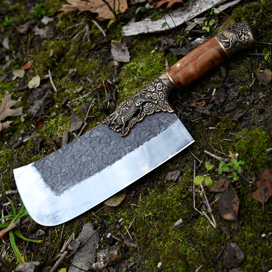 Legendary Stainless Steel Dragon Cleaver - JAPAKNIVES