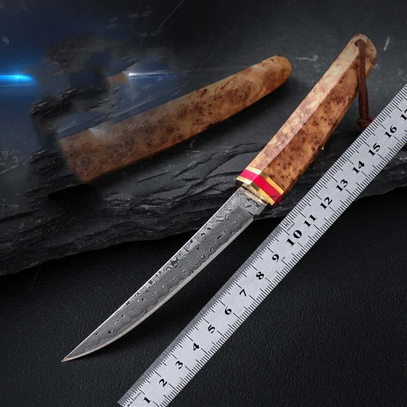 Damascus Samurai Chef Knife - JAPAKNIVES