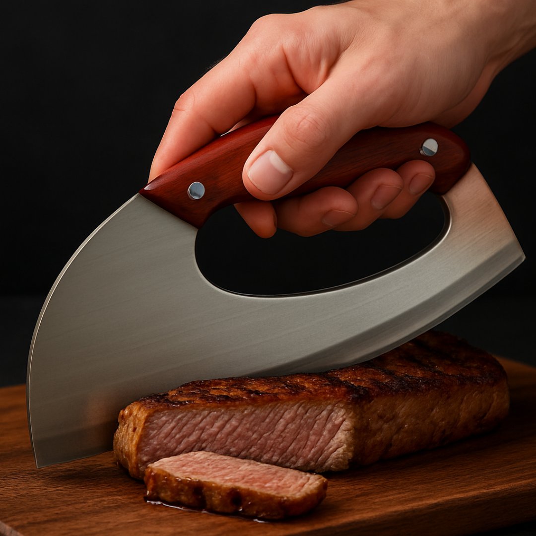 8.5" Curved Easy Handle Chef Knife - JAPAKNIVES