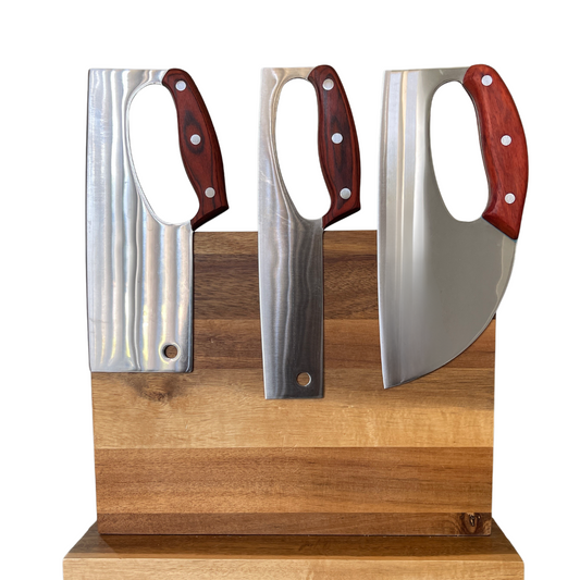3-Piece Easy Handle Chef Knife Master Set - JAPAKNIVES