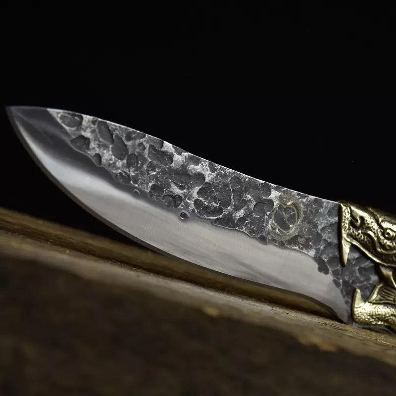 Legendary Carbon Steel Dragon Knife - JAPAKNIVES