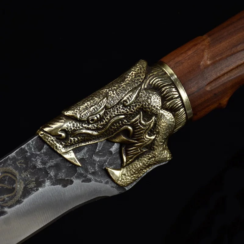 Legendary Carbon Steel Dragon Knife - JAPAKNIVES