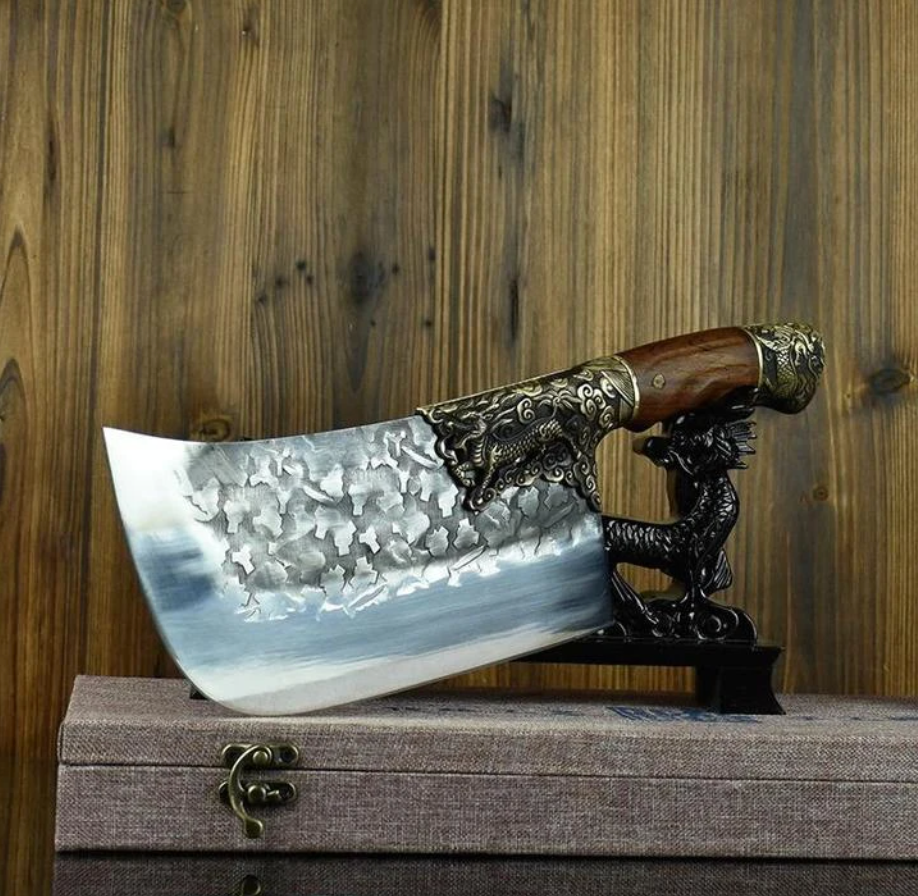 Legendary Stainless Steel Dragon Cleaver - JAPAKNIVES