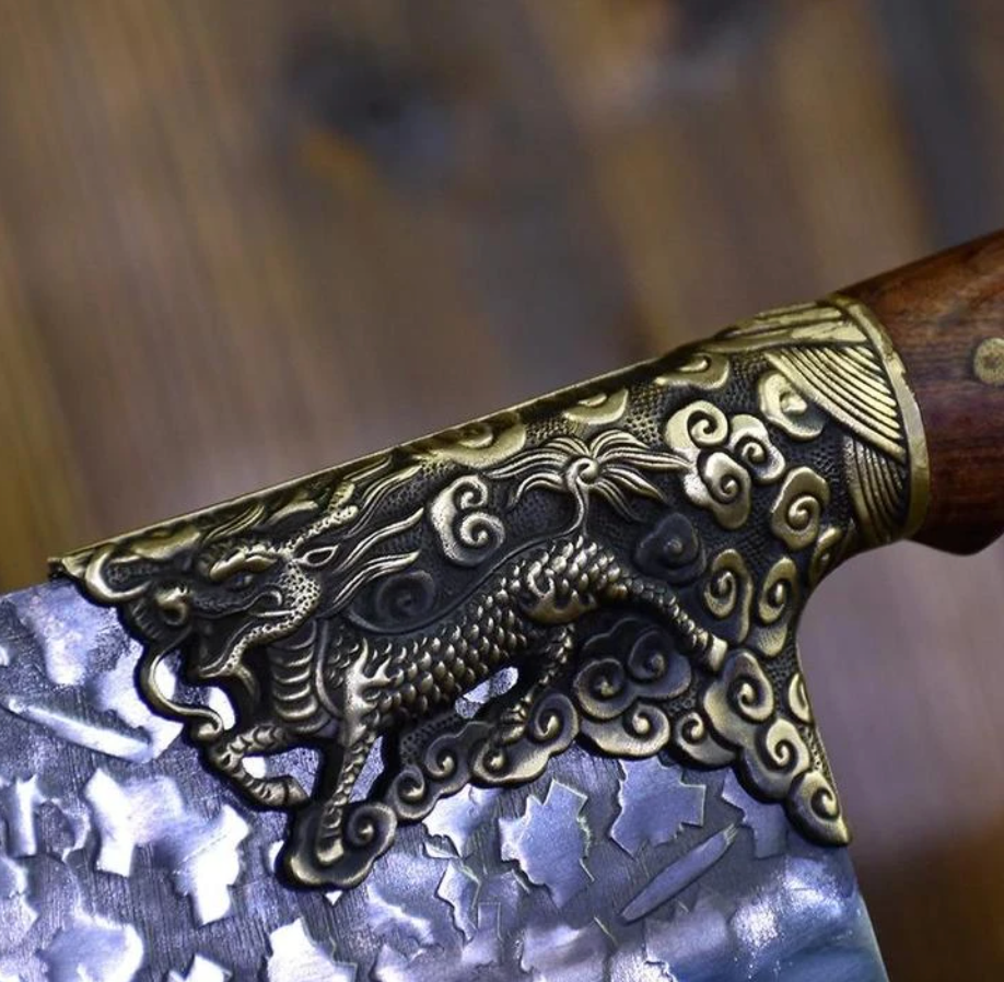 Legendary Stainless Steel Dragon Cleaver - JAPAKNIVES