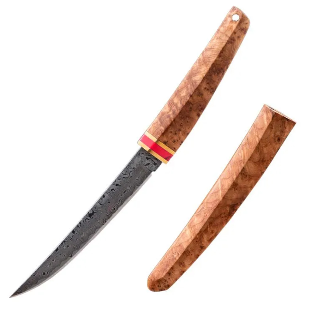 Damascus Samurai Chef Knife - JAPAKNIVES