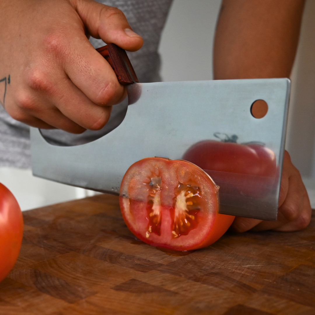 8" Slicer-Style Easy Handle Chef Knife | Offer Test - JAPAKNIVES