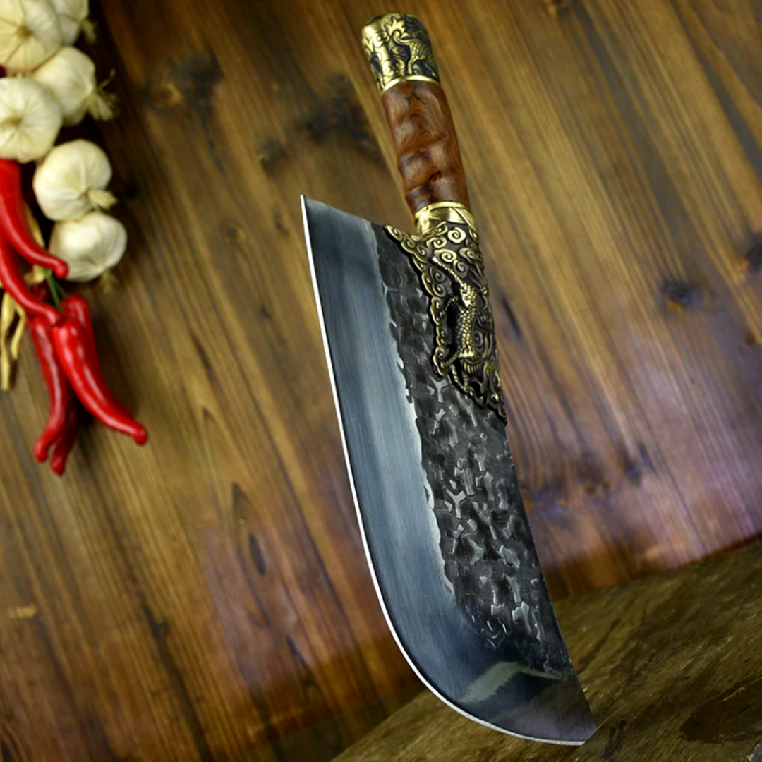 Legendary Stainless Steel Dragon Cleaver - JAPAKNIVES