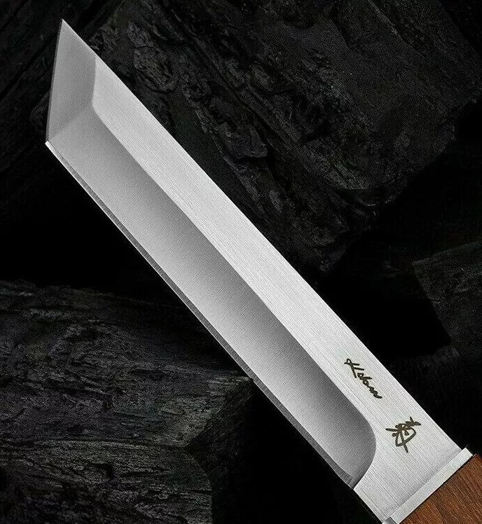 Oak Brown Traditional Samurai Chef Knife - JAPAKNIVES