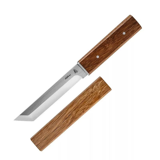 Oak Brown Traditional Samurai Chef Knife - JAPAKNIVES