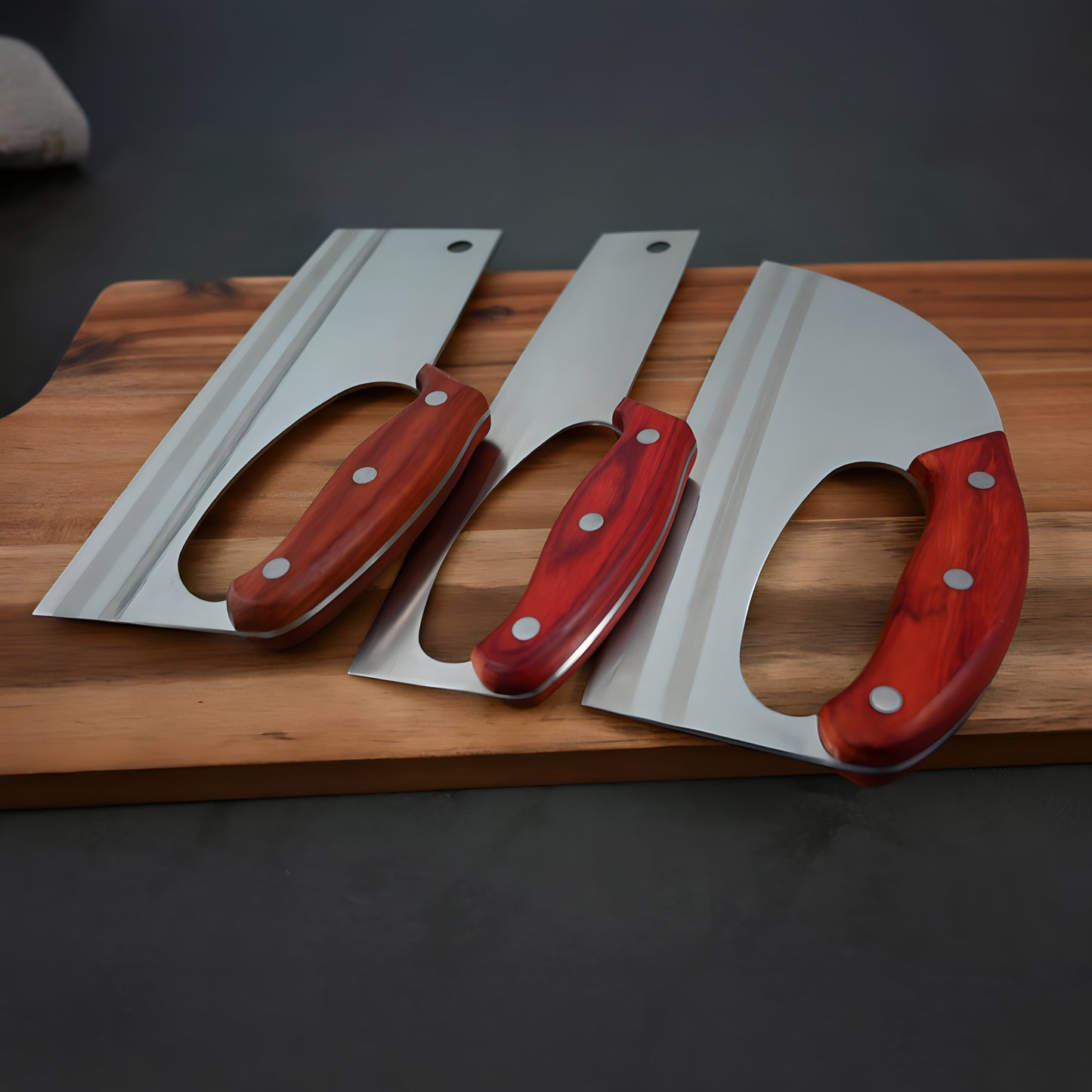 3-Piece Easy Handle Chef Knife Master Set