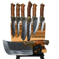 Exotic Japanese 7pcs Knife Set